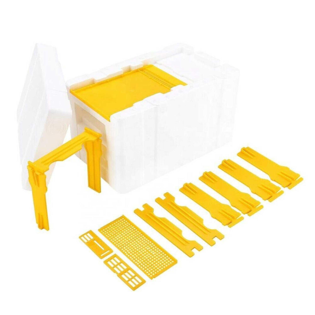 Buy Mini Mating Box Queen Bee Rearing Plastic Styrene Foam Hive Harvest Copulation discounted | Products On Sale Australia