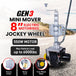 Buy Mini Mover Gen3 Electric Motorised Jockey Wheel 12v 550w discounted | Products On Sale Australia