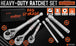 Buy Mini Ratchet Spanner 1/2 3/8 1/4 Drive 90 Tooth Extension Bar Workshop With Bag discounted | Products On Sale Australia