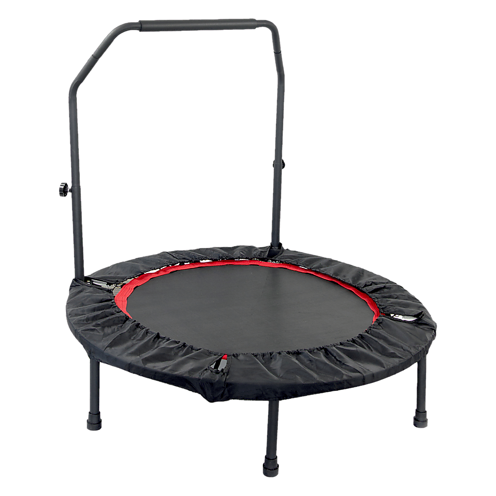 Buy Mini Rebounder Trampoline With Handle Rail discounted | Products On Sale Australia