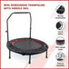 Buy Mini Rebounder Trampoline With Handle Rail discounted | Products On Sale Australia