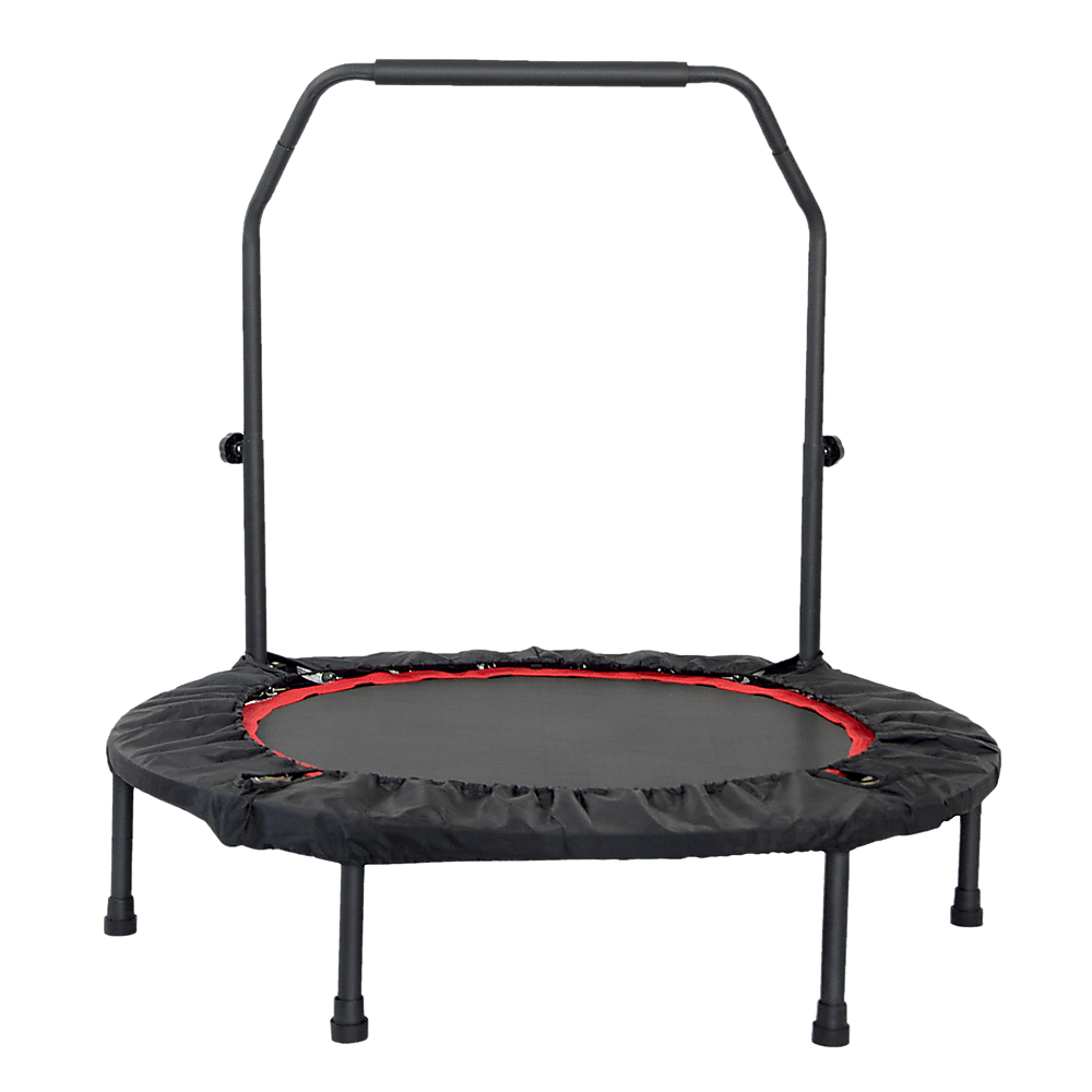 Buy Mini Rebounder Trampoline With Handle Rail discounted | Products On Sale Australia