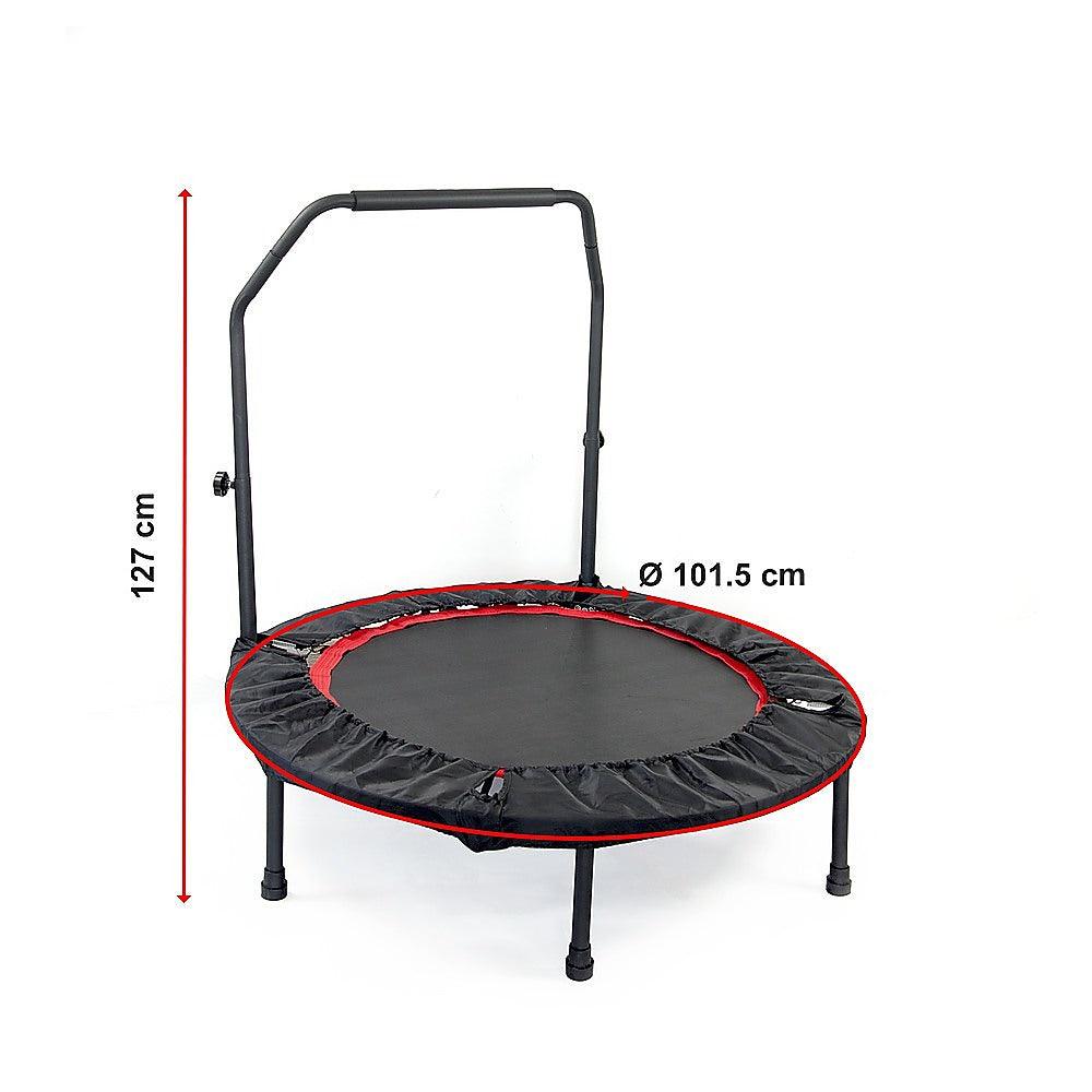 Buy Mini Rebounder Trampoline With Handle Rail discounted | Products On Sale Australia