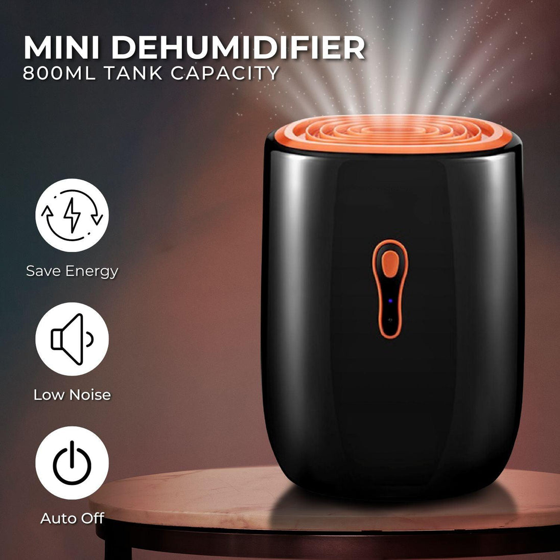 Buy MiraKlass 800ML Dehumidifier (Black) discounted | Products On Sale Australia