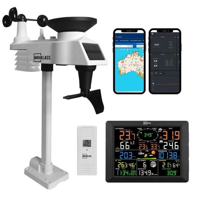 Miraklass Wifi Weather Station Products On Sale Australia | Tools > Other Tools Category