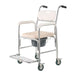 Buy Mobile Shower Toilet Commode Chair Bathroom Aluminum Bedside Footrest Wheelchair discounted | Products On Sale Australia