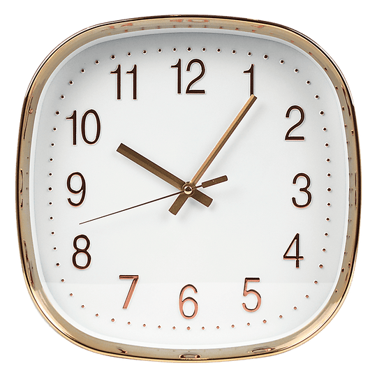 Buy Modern Wall Clock Silent Non-Ticking Quartz Battery Operated Gold discounted | Products On Sale Australia