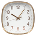 Buy Modern Wall Clock Silent Non-Ticking Quartz Battery Operated Gold discounted | Products On Sale Australia