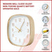 Buy Modern Wall Clock Silent Non-Ticking Quartz Battery Operated Gold discounted | Products On Sale Australia