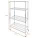 Buy Modular Wire Storage Shelf 900 x 450 x 1800mm Steel Shelving discounted | Products On Sale Australia