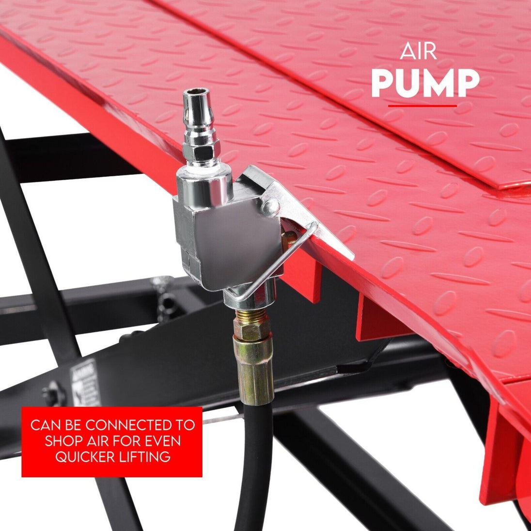 Buy Motorcycle Lift 500kg Table Hydraulic Air Bike Jack Mechanic Stand Hoist Lifter discounted | Products On Sale Australia