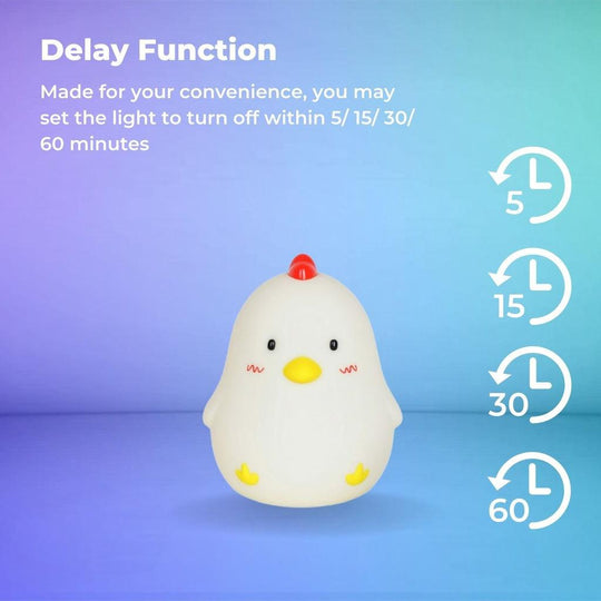 Buy Muid Sleepy Chicken Night Lamp Function Only White HM--103-MUID discounted | Products On Sale Australia