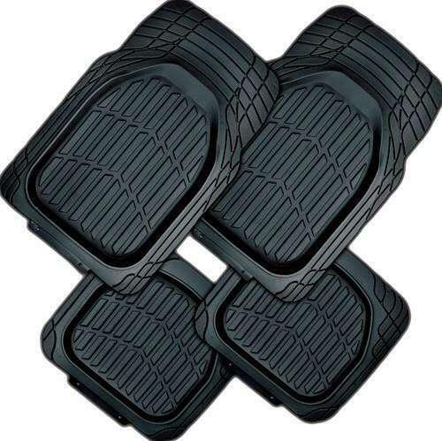 Buy MYSTIC 4-Piece Car Mat - BLACK [Rubber] discounted | Products On Sale Australia