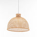 Buy Natural Hand Woven Bamboo Dome Pendant Lamp Hanging Light Rattan Style discounted | Products On Sale Australia