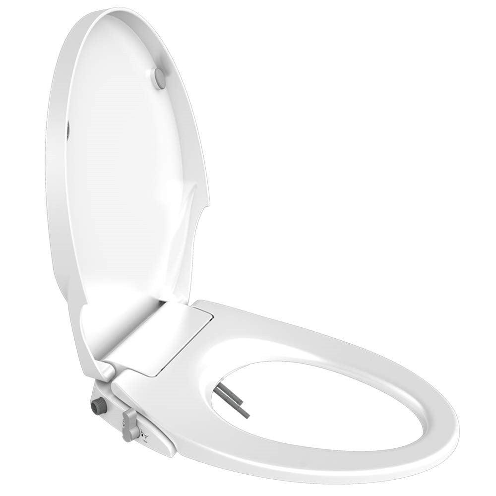 Buy Non Electric Bidet Toilet Seat O Cover Bathroom Dual Nozzle Spray Water Wash discounted | Products On Sale Australia