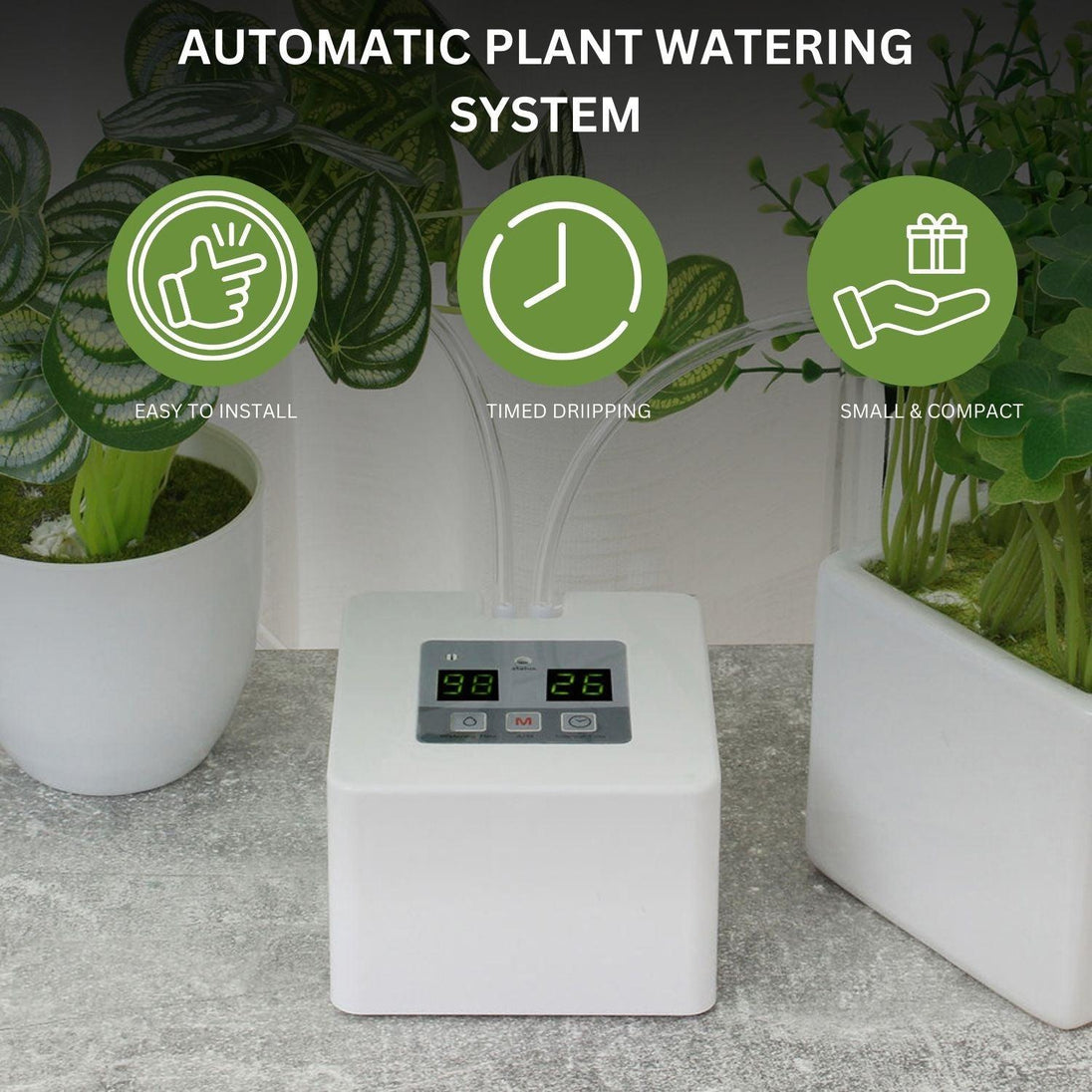 NOVEDEN Plant Watering System with DIY 30-Day Programmable (White) NE-PWD-101-JCE Products On Sale Australia | Home & Garden > Garden Tools Category