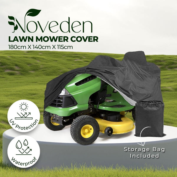 Buy NOVEDEN Waterproof Lawn Mower Cover with Storage Bag (180×140×115cm) | Products On Sale Australia