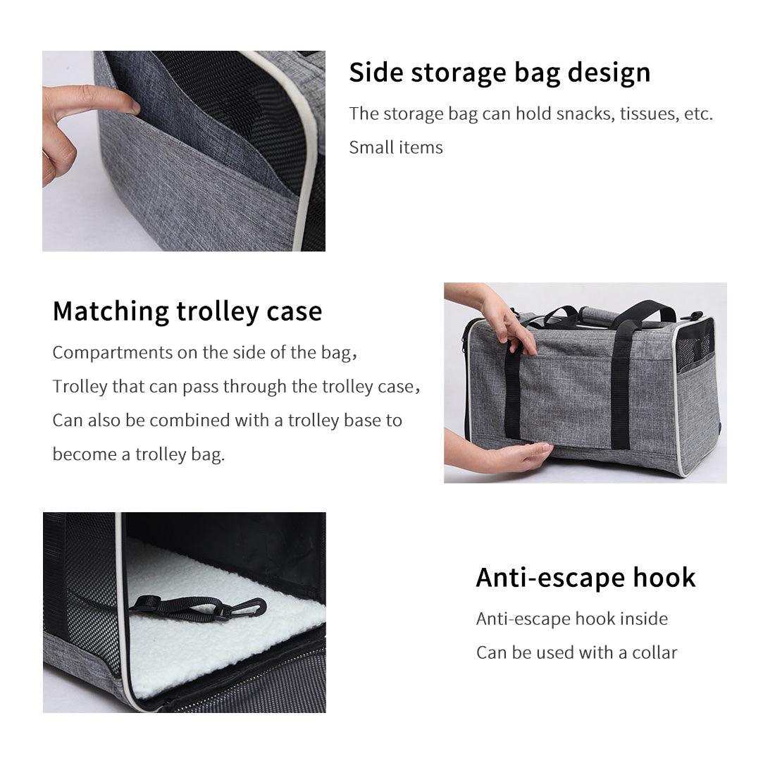 Buy Ondoing Foldable Pet Carrier Bag Cat Dog Soft Crate Cage Kennel Tent Travel Portable Car discounted | Products On Sale Australia