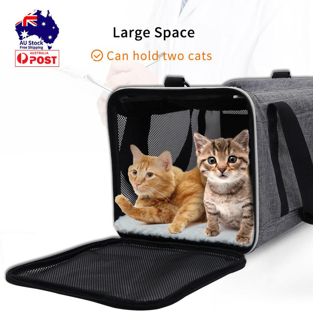 Buy Ondoing Foldable Pet Carrier Bag Cat Dog Soft Crate Cage Kennel Tent Travel Portable Car discounted | Products On Sale Australia