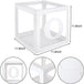 Buy ONE Balloons Box Clear Gift Boxes Gift Birthday Baby Shower Party AU discounted | Products On Sale Australia