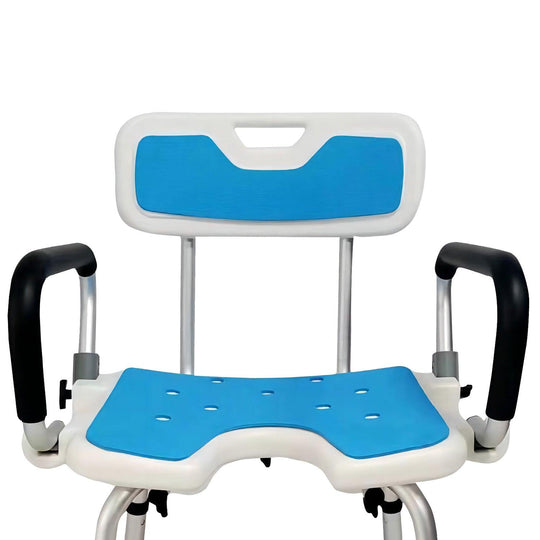 Buy Orthonica Height Adjustable Aluminium Shower Chair With Adjustable Armrests discounted | Products On Sale Australia