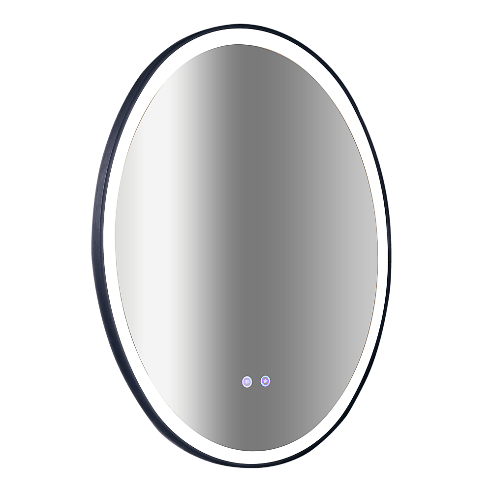 Buy Oval Mirror LED Anti-Fog Illuminated Bathroom Living Room discounted | Products On Sale Australia