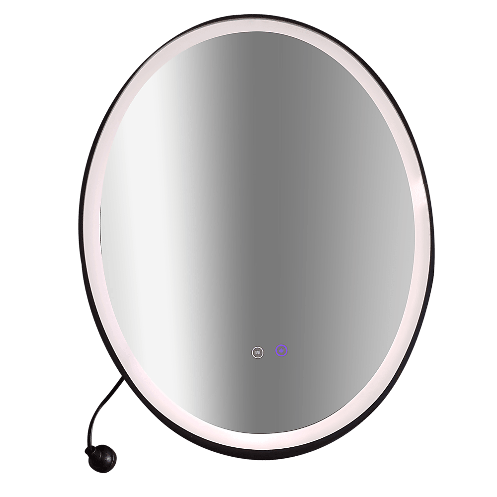 Buy Oval Mirror LED Anti-Fog Illuminated Bathroom Living Room discounted | Products On Sale Australia