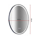 Buy Oval Mirror LED Anti-Fog Illuminated Bathroom Living Room discounted | Products On Sale Australia