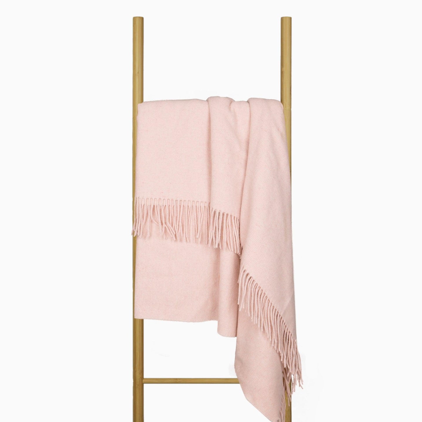 Buy Oxford Throw - Merino Wool Blend - Blush discounted | Products On Sale Australia