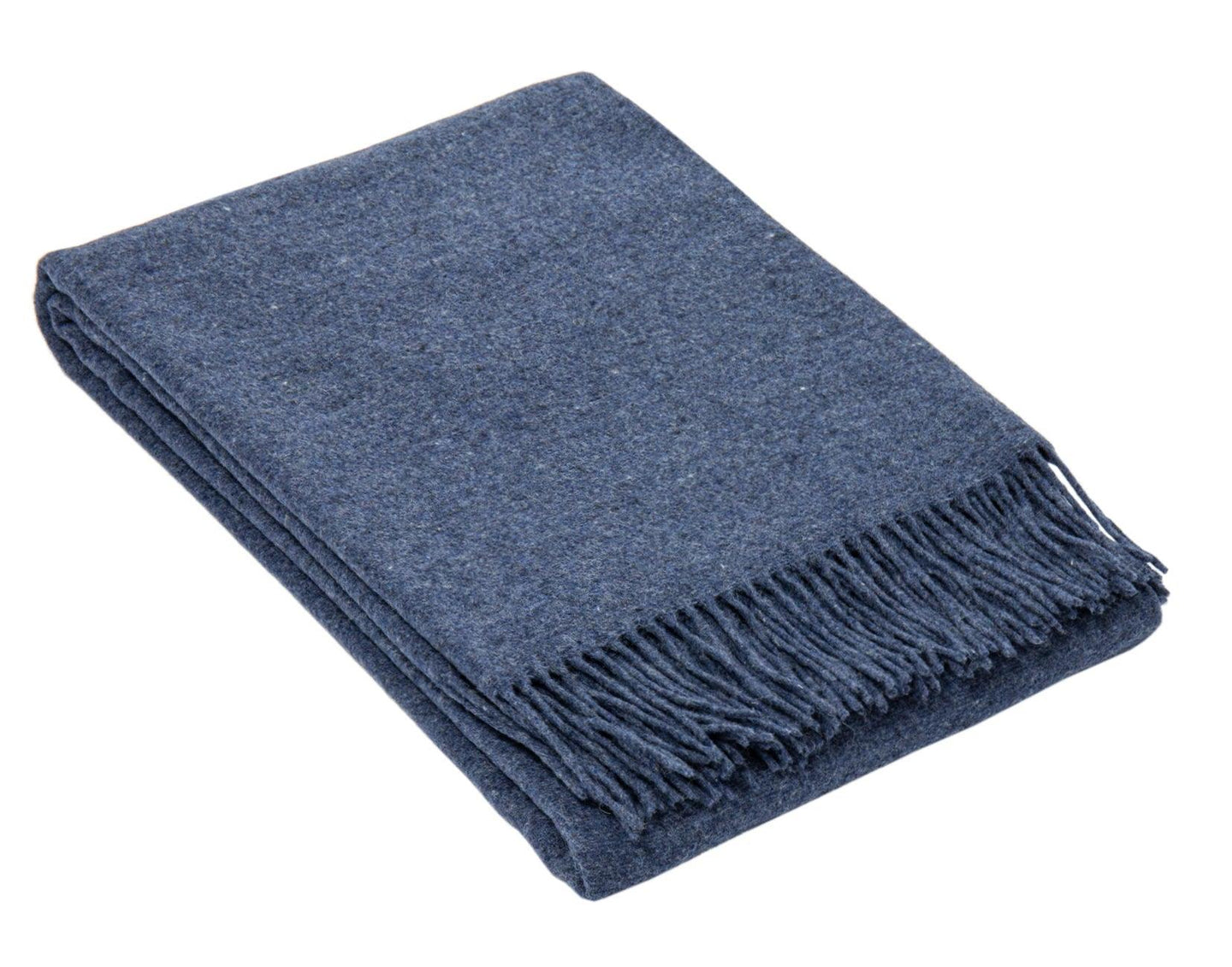 Buy Oxford Throw - Merino Wool Blend - Navy discounted | Products On Sale Australia