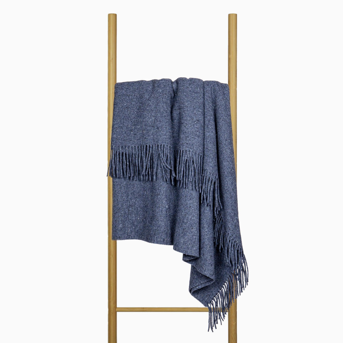 Buy Oxford Throw - Merino Wool Blend - Navy discounted | Products On Sale Australia