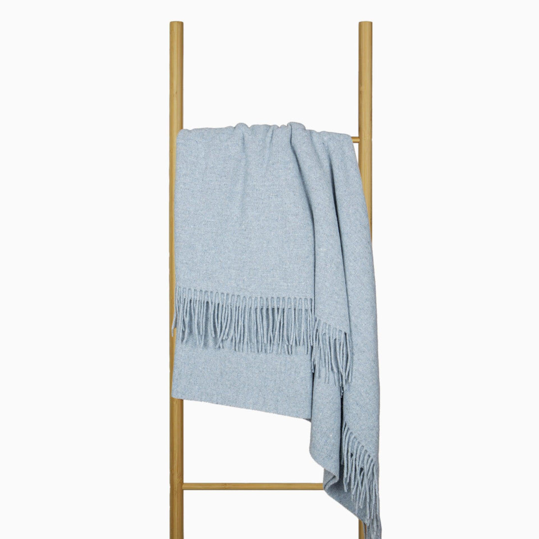 Buy Oxford Throw - Merino Wool Blend - Sky Blue discounted | Products On Sale Australia