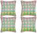 Buy Pack of 4 Avia Fuchsia Cushion Covers Multicoloured Coloured discounted | Products On Sale Australia