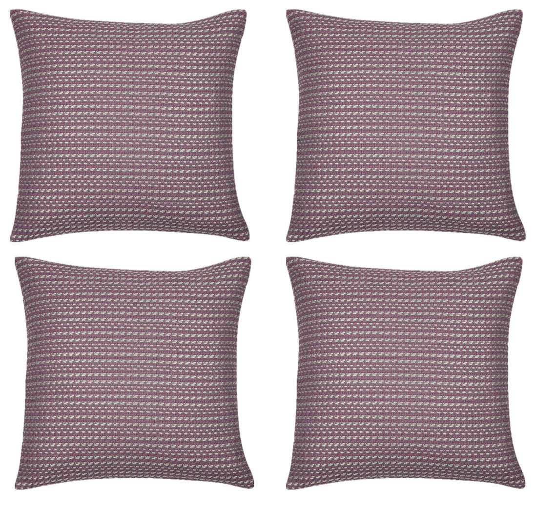 Buy Pack of 4 Fern Rose Soft Pink & White Cushion Covers Made In Europe discounted | Products On Sale Australia