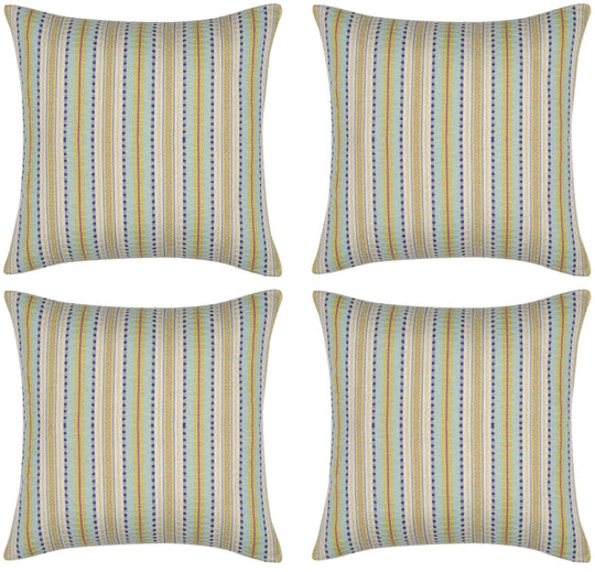 Buy Pack of 4 Finn Yellow Multicoloured Retro Cushion Cover discounted | Products On Sale Australia