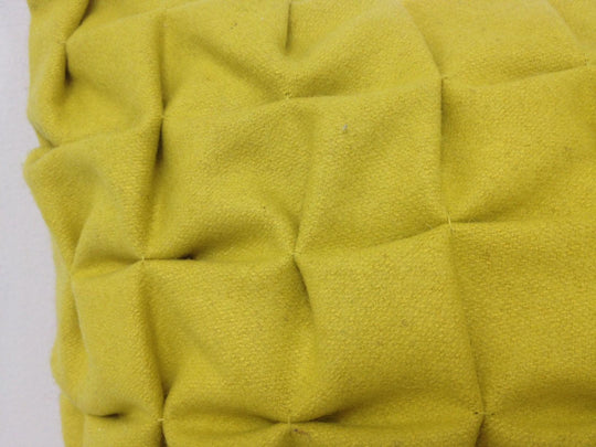 Buy Pack of 4 Flux Mustard Yellow 3D Textured 45cm x 45cm Cushion Covers discounted | Products On Sale Australia