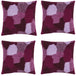 Buy Pack of 4 Giovanni Fuchsia Purple Cushion Cover Made In Europe discounted | Products On Sale Australia