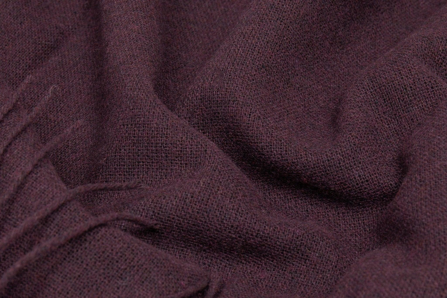 Buy Paddington Throw - Fine Wool Blend - Plum discounted | Products On Sale Australia