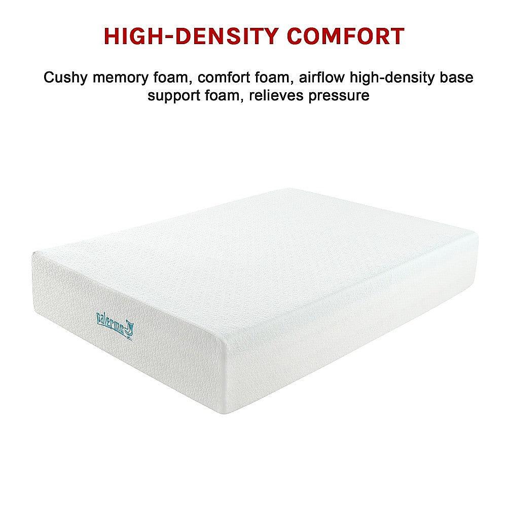 Buy Palermo Double Mattress 30cm Memory Foam Green Tea Infused CertiPUR Approved discounted | Products On Sale Australia