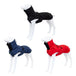 Buy Pet Dog Raincoat Poncho Jacket Windbreaker Waterproof Clothes with Harness Hole-M-Red discounted | Products On Sale Australia