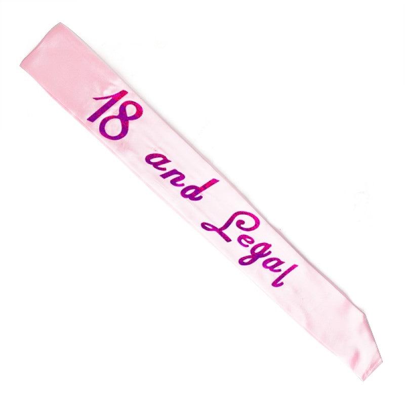 Buy Pink 18 Flashing Sash discounted | Products On Sale Australia