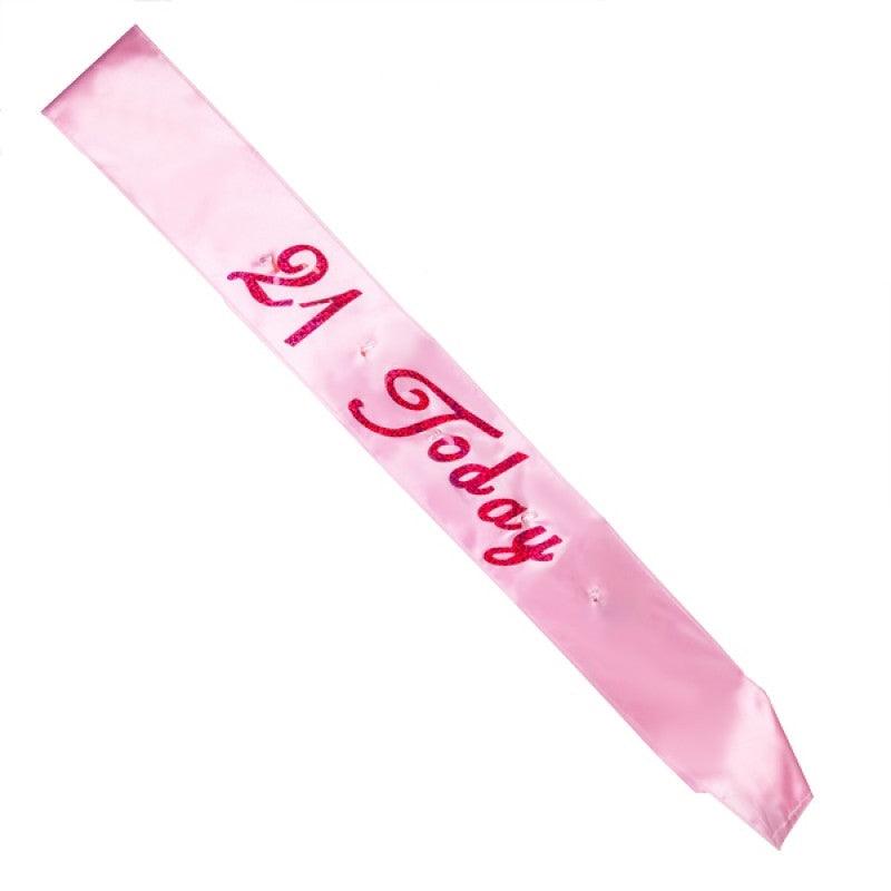 Buy Pink 21 Flashing Sash discounted | Products On Sale Australia