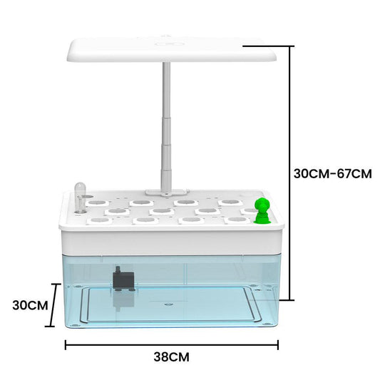 Buy PLANTCRAFT 12 Pod Indoor Hydroponic Growing System with Fish Tank discounted | Products On Sale Australia