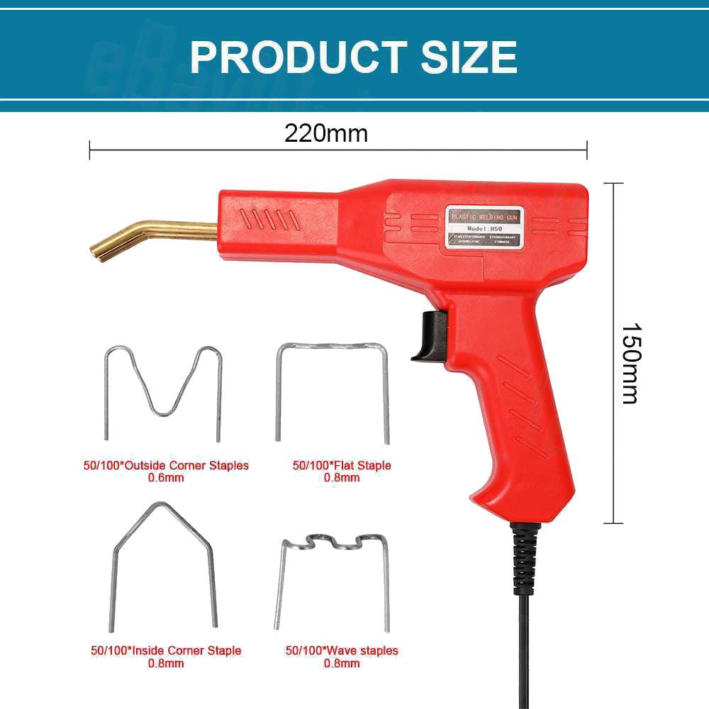 Buy Plastic Welder Garage Tool Hot Staple Staplers Bumper Repair Welding Machine Kit discounted | Products On Sale Australia