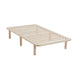 Buy Platform Bed Base Frame Wooden Natural Double Pinewood discounted | Products On Sale Australia