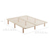 Buy Platform Bed Base Frame Wooden Natural Double Pinewood discounted | Products On Sale Australia