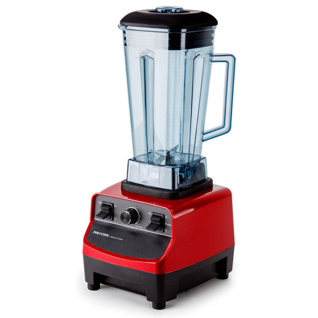 Buy POLYCOOL 2L Commercial Blender Mixer Food Processor Smoothie Ice Crush Red Fruit discounted | Products On Sale Australia