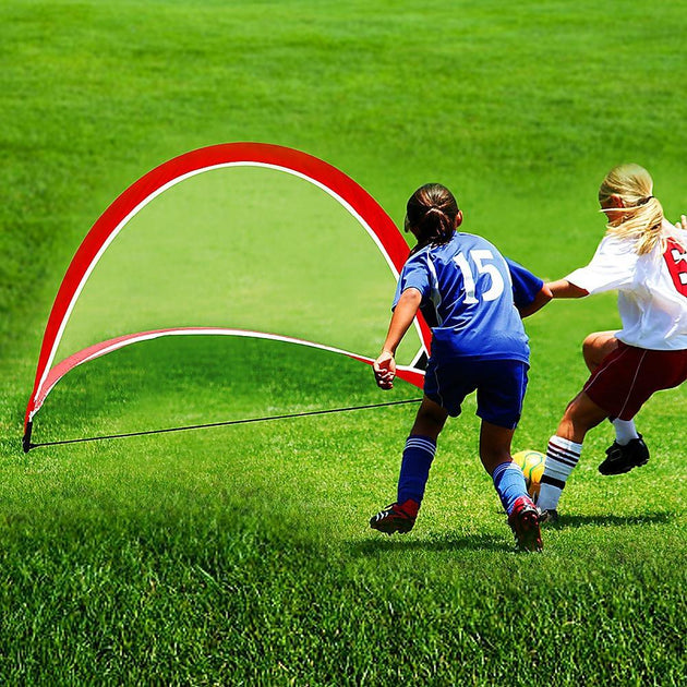 Buy Portable Kids Soccer Goal Set with Cones discounted | Products On Sale Australia