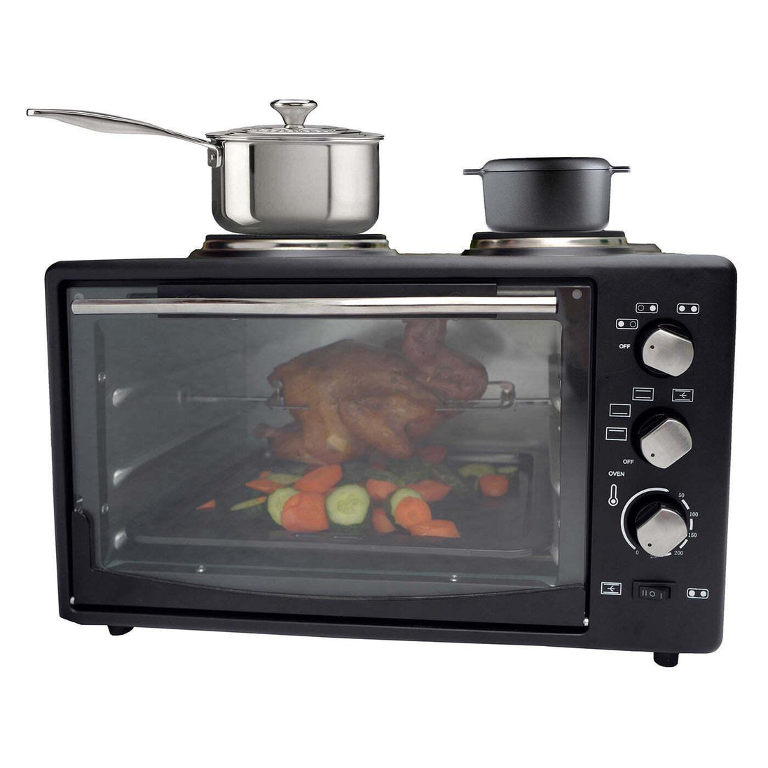 Buy Portable Oven with Rotisserie Cooking, 34L Capacity, 1700W discounted | Products On Sale Australia