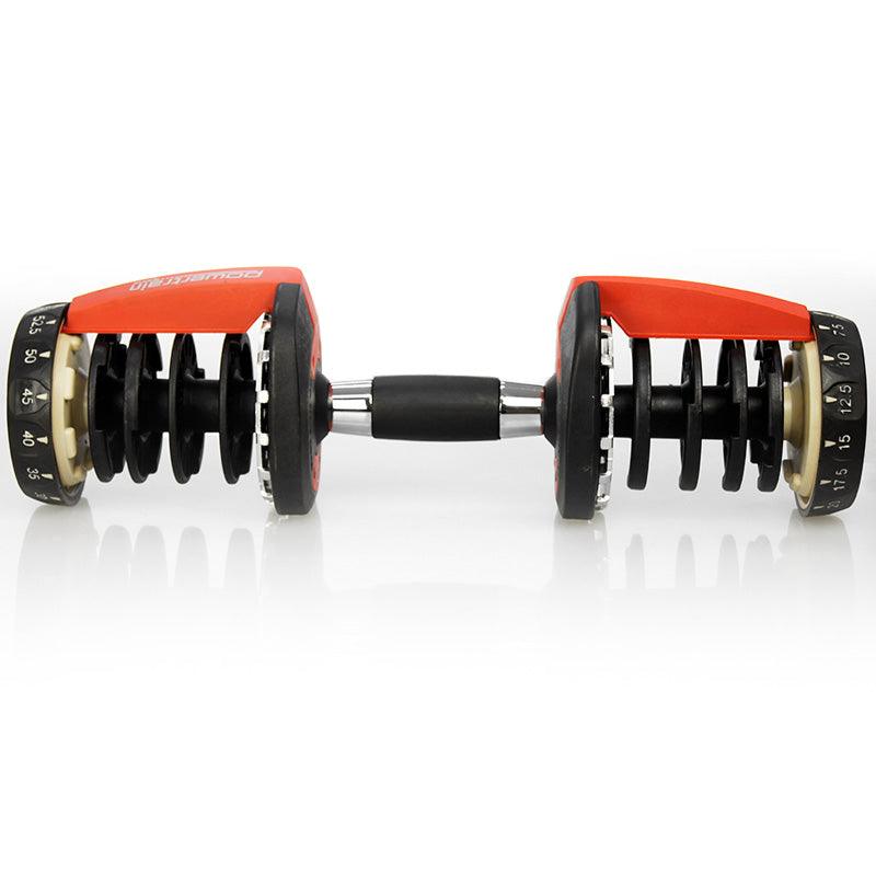 Buy Powertrain 2x 24kg Adjustable Dumbbells with Stand discounted | Products On Sale Australia